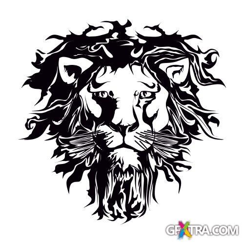 Animals Faces Bundle 103xEPS