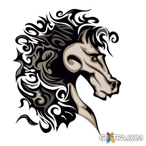 Animals Faces Bundle 103xEPS