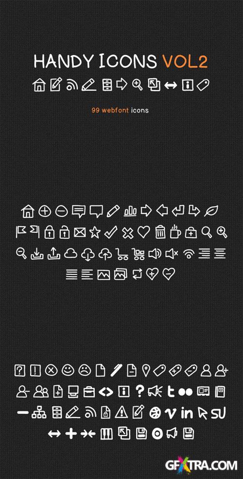 Handy Icons Vol2 Web Font Kit OTF