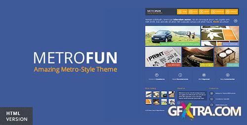 ThemeForest - Metrofun - Metro Style HTML Theme