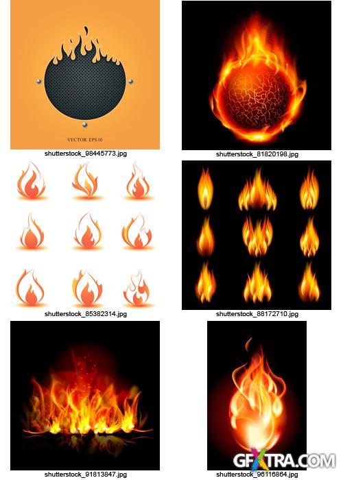 Amazing SS - Fire & Flames, 25xEPS Amazing SS - Fire & Flames, 25xEPS