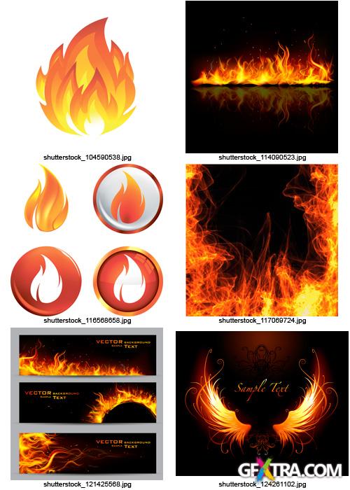 Amazing SS - Fire & Flames, 25xEPS Amazing SS - Fire & Flames, 25xEPS