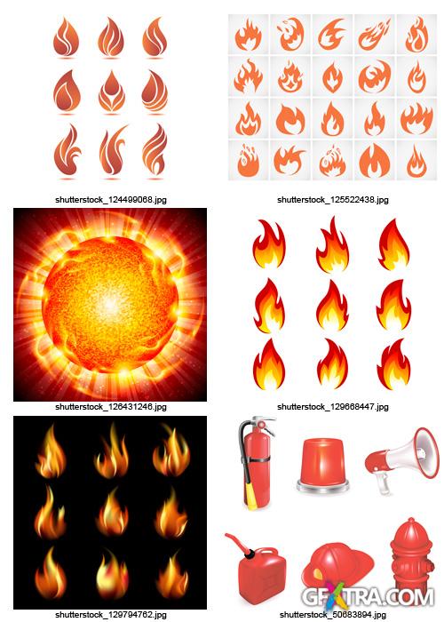 Amazing SS - Fire & Flames, 25xEPS Amazing SS - Fire & Flames, 25xEPS