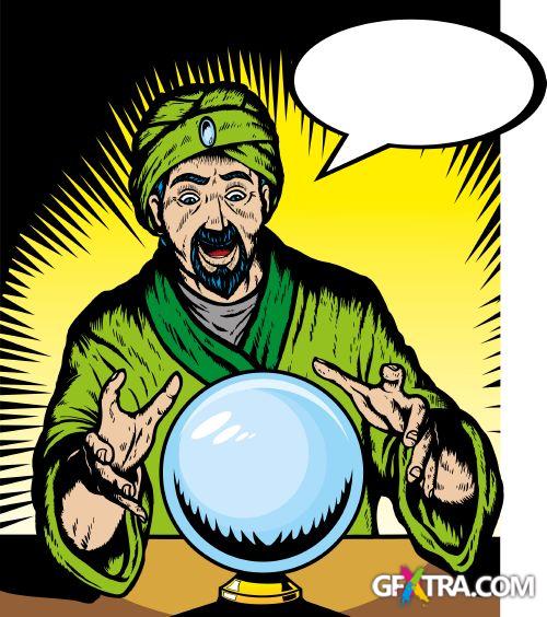 Fascinating Vectors #4, 57xEPS