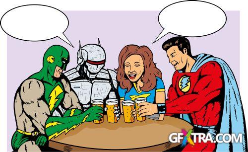 Fascinating Vectors #4, 57xEPS