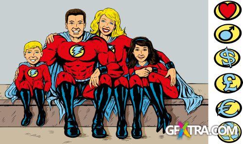 Fascinating Vectors #4, 57xEPS