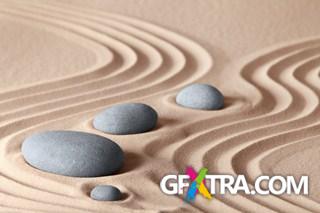 The Zen garden of stones - 25x JPEGs