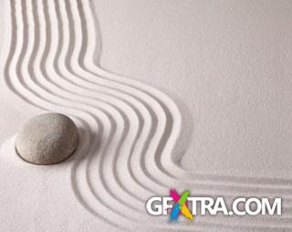 The Zen garden of stones - 25x JPEGs