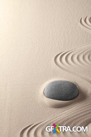 The Zen garden of stones - 25x JPEGs