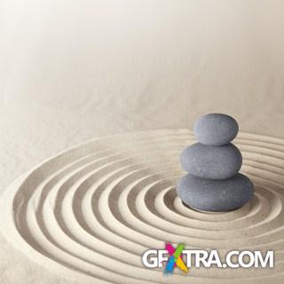 The Zen garden of stones - 25x JPEGs