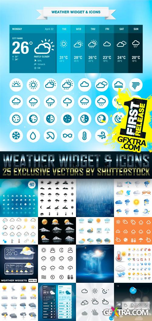 Amazing SS - Weather Widget &amp; Icons, 25xEPS