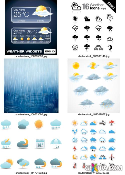 Amazing SS - Weather Widget &amp; Icons, 25xEPS