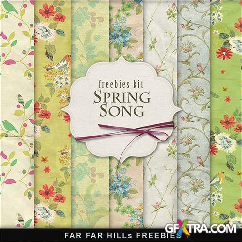 Textures - Spring Song Backgrounds