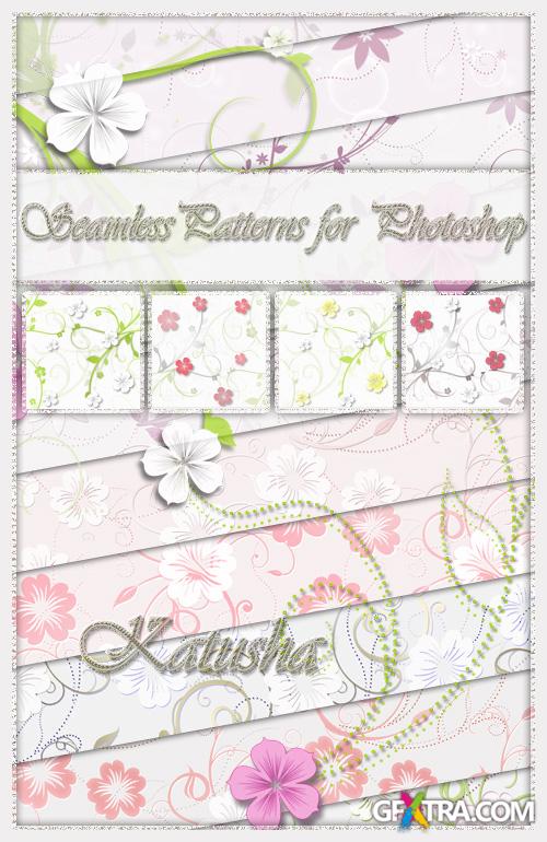 Spring Seamless Patterns for Photoshop