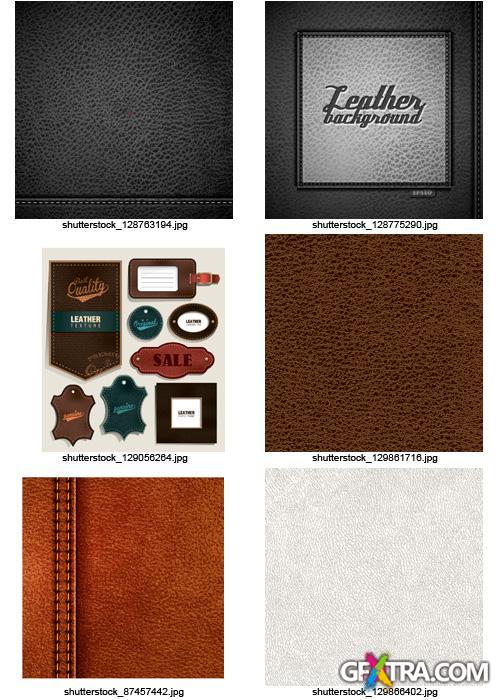 Leather Elements, 25xEPS Leather Elements, 25xEPS