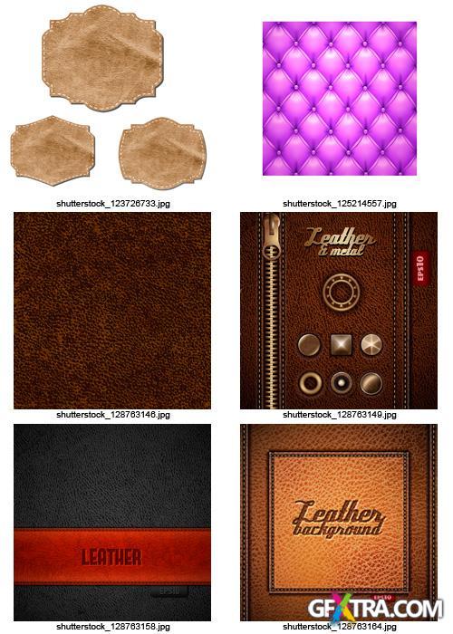 Leather Elements, 25xEPS Leather Elements, 25xEPS