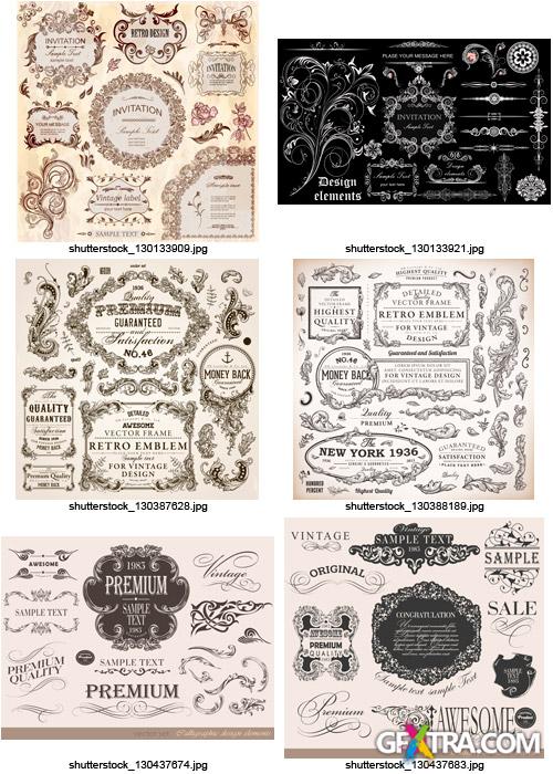 Amazing SS - Calligraphic Elements 3, 25xEPS