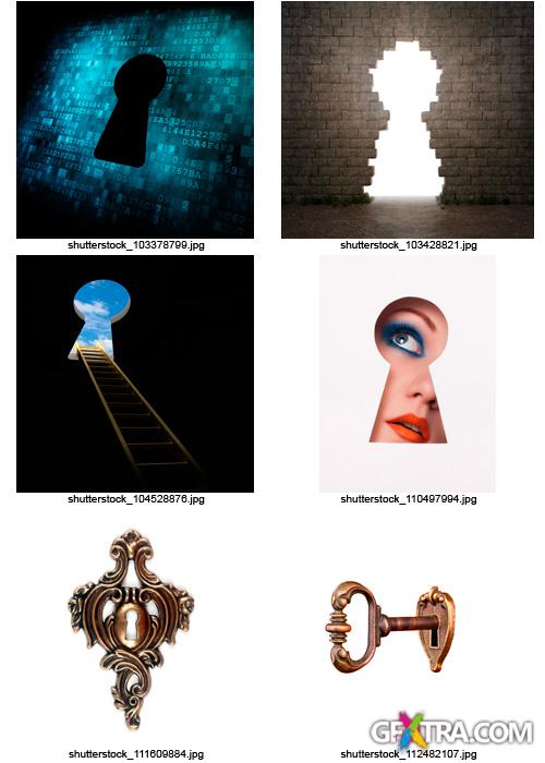 Amazing SS - Key &amp; Keyhole, 25xJPGs