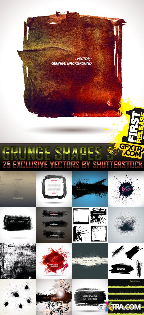 Amazing SS - Grunge Shapes 3, 25xEPS