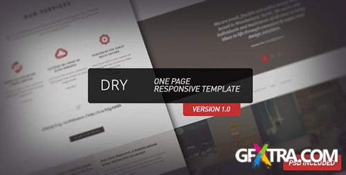 ThemeForest - Dry - One Page Responsive Template - FULL