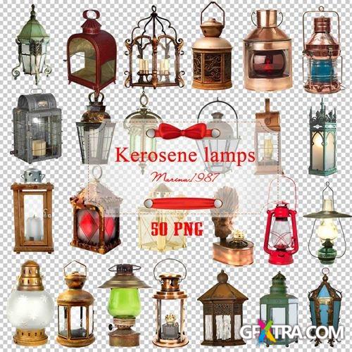 Clipart PNG-old kerosene lamps