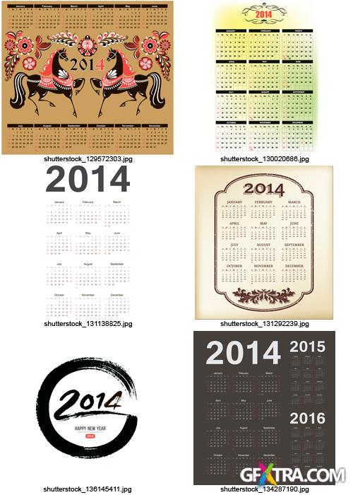Amazing SS - Calendars for 2014, 25xEPS