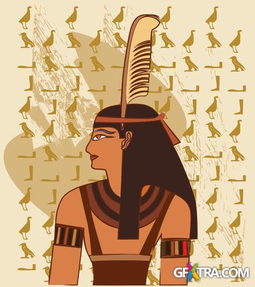 Egyptian Mythology - 25x JPEGs, 11x Vector