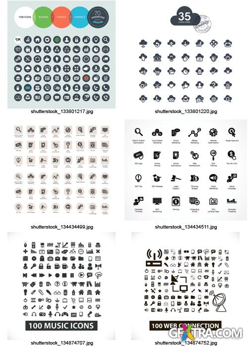 Amazing SS - Black &amp; White Icons 2, 25xEPS