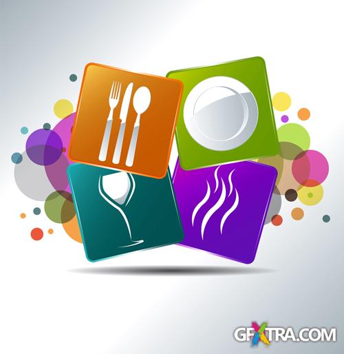 Cafes & Restaurants 25xEPS