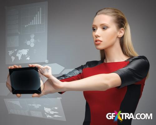 Women with Modern Technology 25xJPG