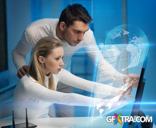 Women with Modern Technology 25xJPG