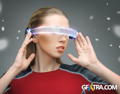 Women with Modern Technology 25xJPG