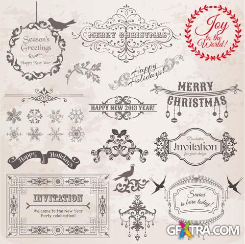 Retro Design Elements 25 EPS - Fotolia