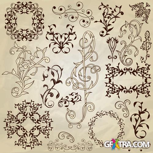 Retro Design Elements 25 EPS - Fotolia