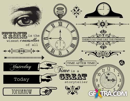 Retro Design Elements 25 EPS - Fotolia