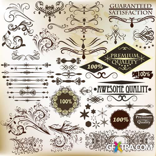 Retro Design Elements 25 EPS - Fotolia