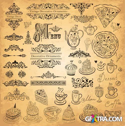 Retro Design Elements 25 EPS - Fotolia