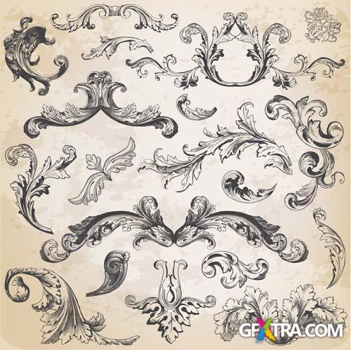 Retro Design Elements 25 EPS - Fotolia