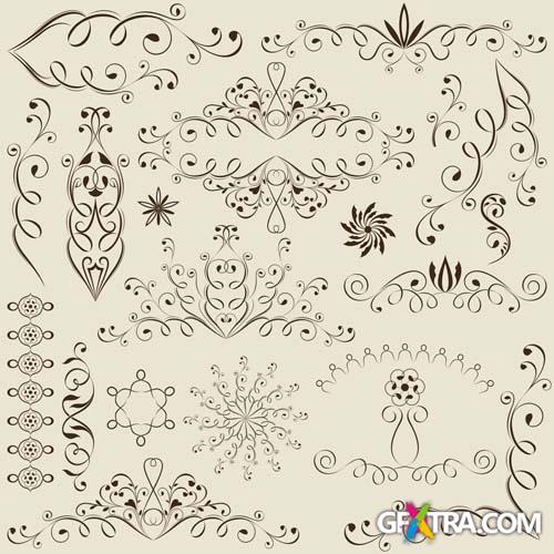 Retro Design Elements 25 EPS - Fotolia