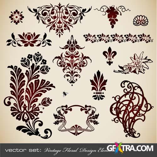 Retro Design Elements 25 EPS - Fotolia