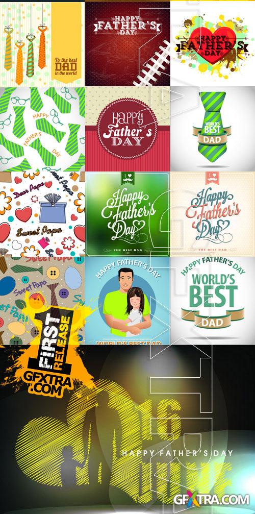 Happy Father's Day 25xEPS Happy Father's Day 25xEPS