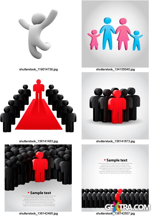 Amazing SS - 3D People, 25xEPS Amazing SS - 3D People, 25xEPS