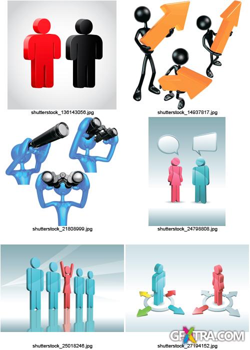 Amazing SS - 3D People, 25xEPS Amazing SS - 3D People, 25xEPS