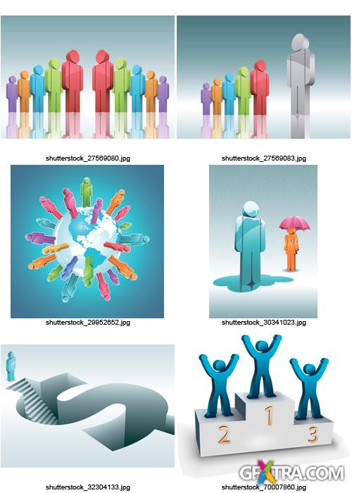 Amazing SS - 3D People, 25xEPS Amazing SS - 3D People, 25xEPS