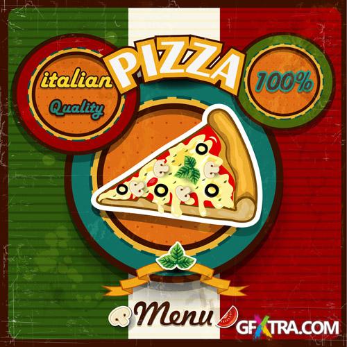 Pizza collection - 10 EPS 15x JPEGs