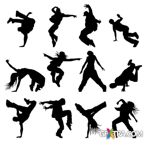 People In Action - 22 EPS + 3 SVG