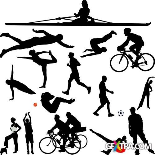 People In Action - 22 EPS + 3 SVG