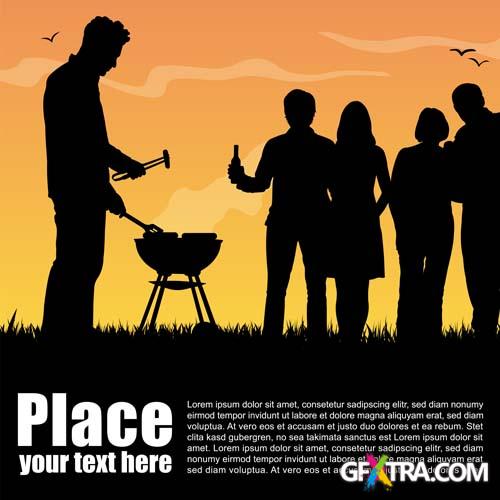 People In Action - 22 EPS + 3 SVG