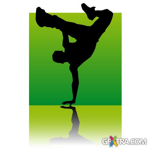 People In Action - 22 EPS + 3 SVG