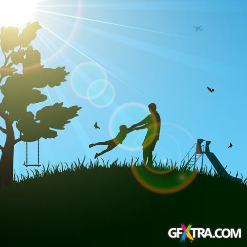 People In Action - 22 EPS + 3 SVG